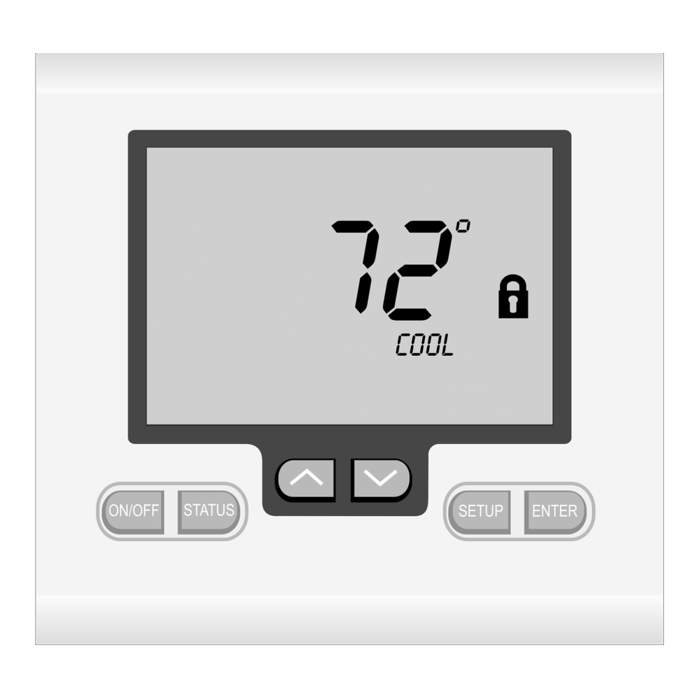 iO HVAC Controls Digital Thermostat for Z-2000 zone panel or Modulating Zone One