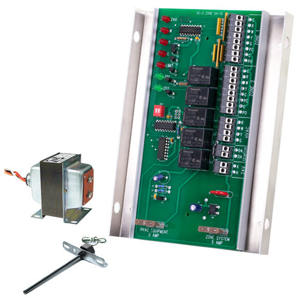 iO HVAC Controls ZP2-HC-KIT 2-Zone 1H/1C Control Panel Kit