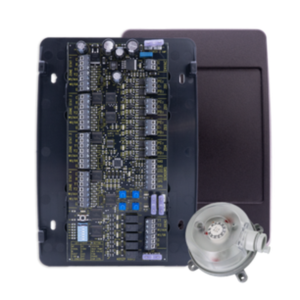 iO HVAC Controls ZP4-ESP 4-Zone Universal 3H/2C Zone Panel with ESP