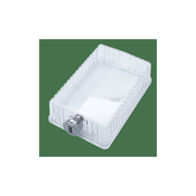 iO HVAC Controls Clear Universal Thermostat Cover Guard With Combination Lock Box, Thermostat Guard 