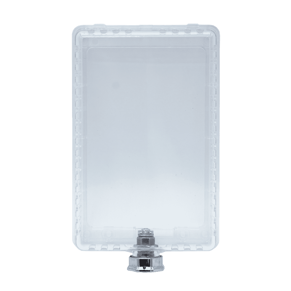 iO HVAC Controls Clear Universal Thermostat Cover Guard With Combination Lock Box, Thermostat Guard For Residential, Hotel, Business, 9" x 5.95" x 2.65"