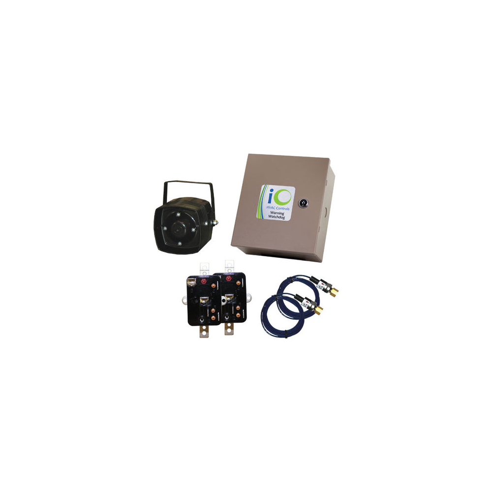 iO HVAC Controls iO-WW2 Warning Watchdog Logic Panel with 2 WW-R-240, 2 WW-PC
