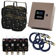 iO HVAC iO-WW4 Warning Watchdog Logic Panel with 4 WW-R-240, 4 WW-PC