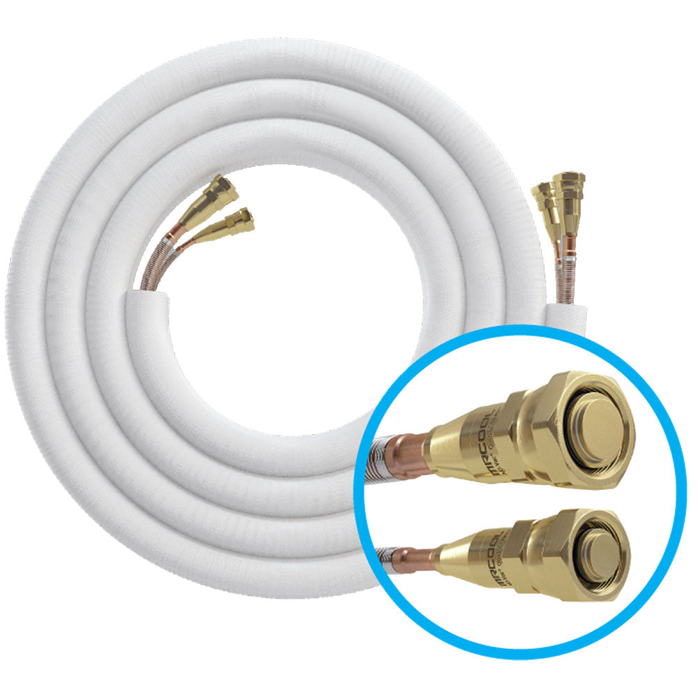 MrCool DIY Pre-Charged Line Set for R-454B (3/8" x 5/8") 16 Feet