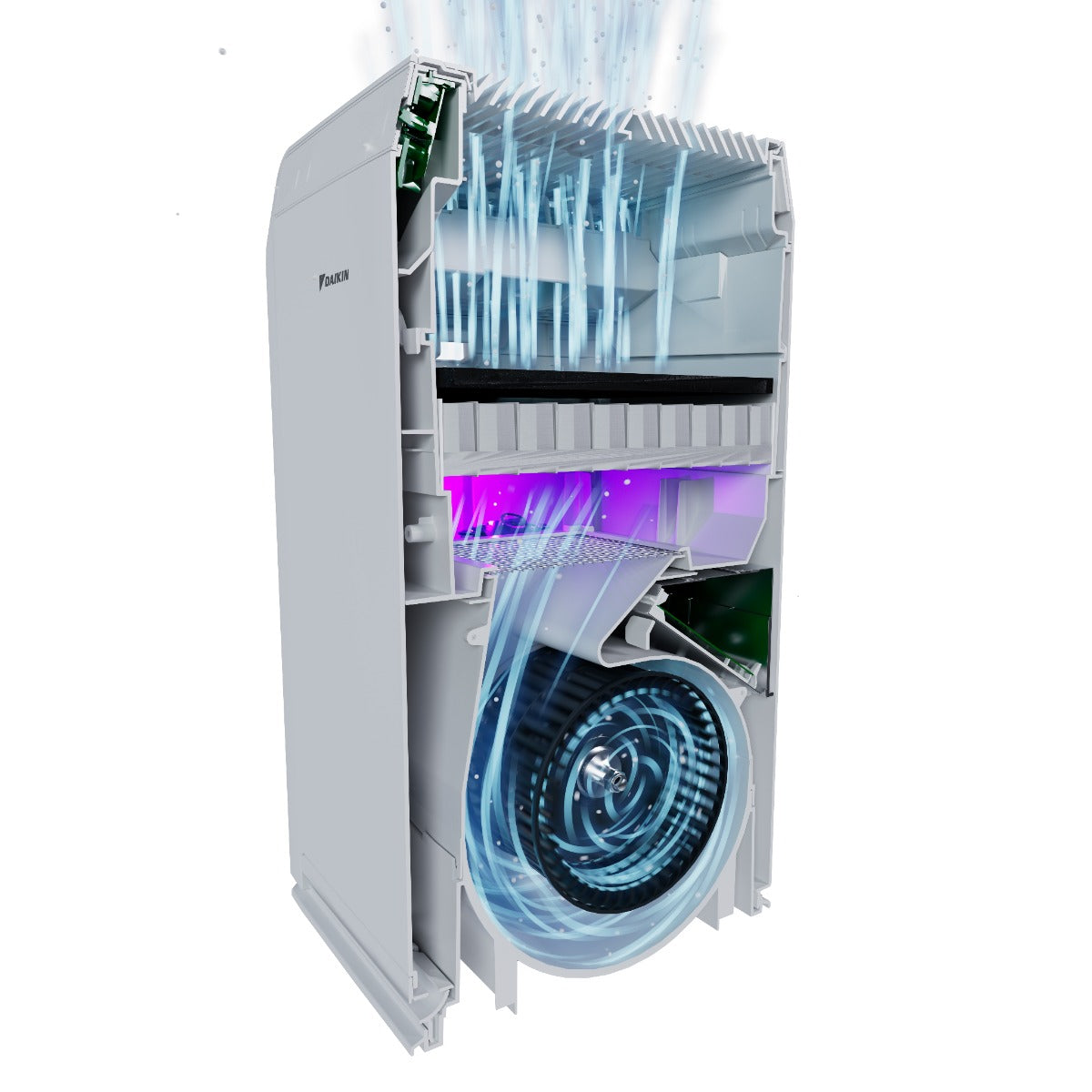 Daikin Portable Room Air Purifier with HEPA Filter & UV Light