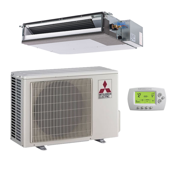 18,000 Btu 14.30 Seer Mitsubishi Single Zone Ductless Mini Split Air Conditioning System