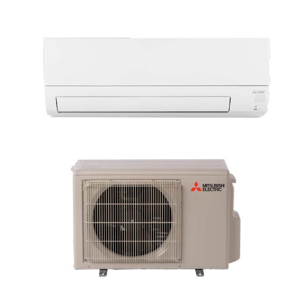 Mitsubishi 9,000 Btu R-454B 20 SEER2 Single Zone Ductless Mini Split Heat Pump System