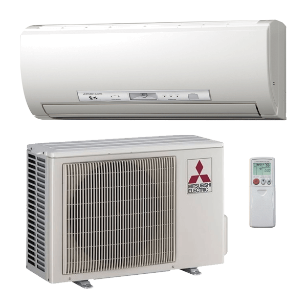 9,000 Btu 30.5 Seer Mitsubishi Single Zone Ductless Mini Split Hyper H2i Heat Pump System