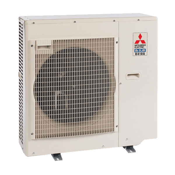 36,000 Btu 19 Seer Mitsubishi Dual Zone Ductless Mini Split Heat Pump System - 18K-18K