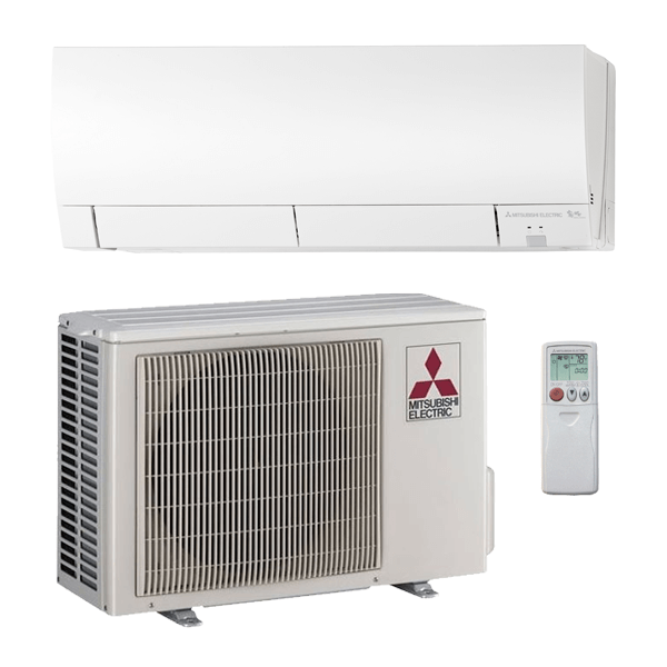 18,000 Btu 21 Seer Mitsubishi Single Zone Ductless Mini Split H2i Hyper Heat Pump System