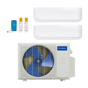 MRCOOL 18,000 Btu 23.9 SEER2 DIY 5th Gen 2-Zone Ductless Mini Split System - 6K-6K