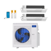 MRCOOL 36,000 Btu 23 SEER2 DIY 5th Gen 2-Zone Ductless Mini Split System with 1-Way Ceiling Cassette - 9K-12K