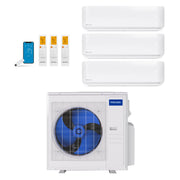 MRCOOL 36,000 Btu 23 SEER2 DIY 5th Gen 3-Zone Ductless Mini Split System - 6K-9K-12K