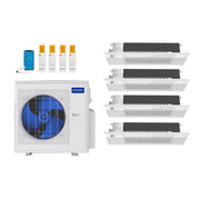 MRCOOL 36,000 Btu 23 SEER2 DIY 5th Gen 4-Zone Ductless Mini Split System with 1-Way Ceiling Cassette - 9K-9K-9K-12K