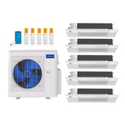 MRCOOL 36,000 Btu 23 SEER2 DIY 5th Gen 5-Zone Ductless Mini Split System with 1-Way Ceiling Cassette - 6K-6K-6K-6K-12K