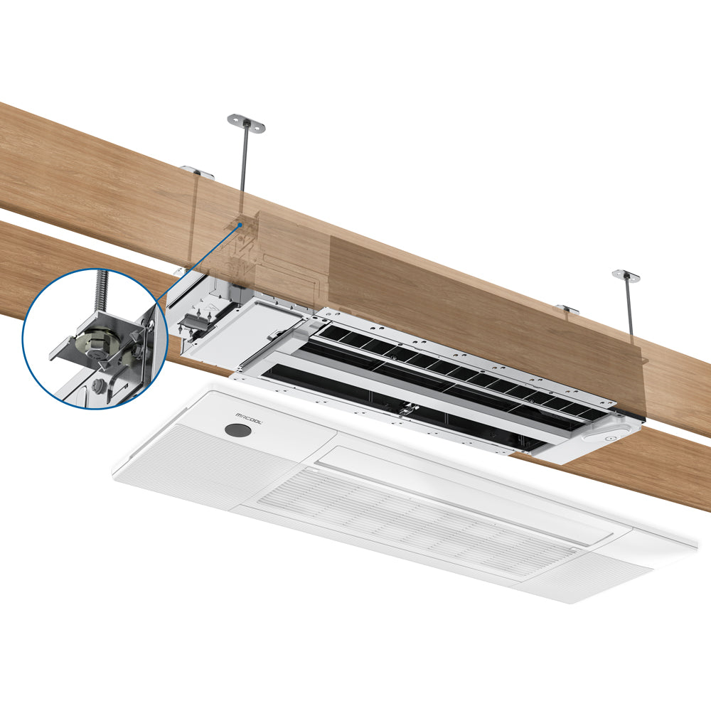 MRCOOL 48,000 Btu 21.8 SEER2 DIY 5th Gen 3-Zone Ductless Mini Split System with 1-Way Ceiling Cassette - 6K-18K-18K