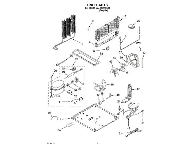 Whirlpool Freezer Power Cord 2187762