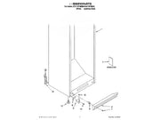 Whirlpool Freezer Bottom Hinge (black) 8210235