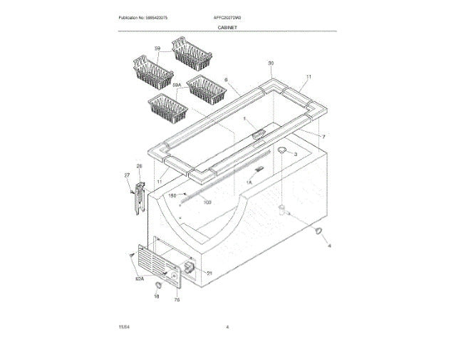 Frigidaire Freezer Breaker 216955512