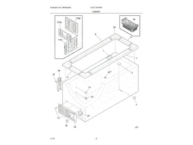 Frigidaire Freezer Breaker 216955503