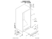Whirlpool Freezer Top Hinge (black) 8210251