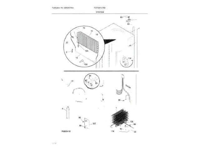 Frigidaire Freezer Harness-Jumper 297082300