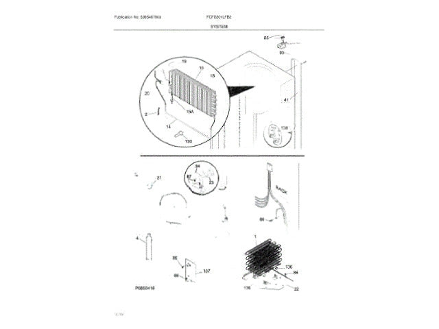 Frigidaire Freezer Barrier-Fan 297090300