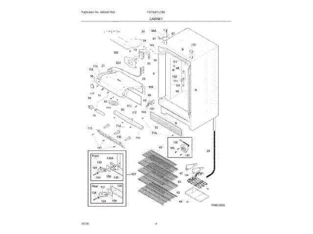 Frigidaire Freezer Electrical Harness 297069300