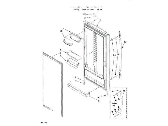 Whirlpool Freezer Stop-Door 8210402