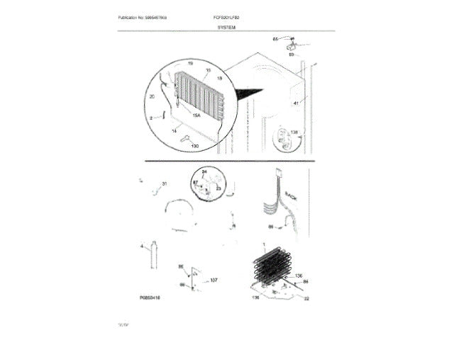 Frigidaire Freezer Cap 5303313652