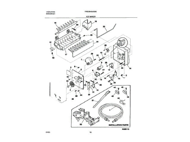 Frigidaire Freezer Screw 5304456676