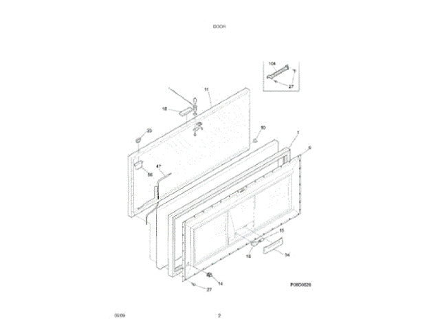 Frigidaire Freezer Lid 216130130