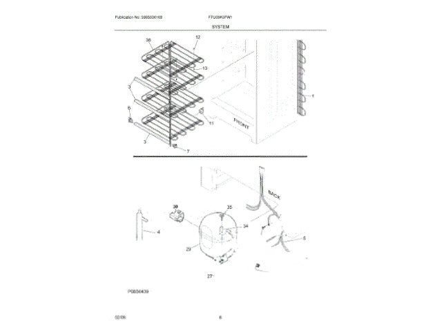 Frigidaire Freezer Screw 216138901