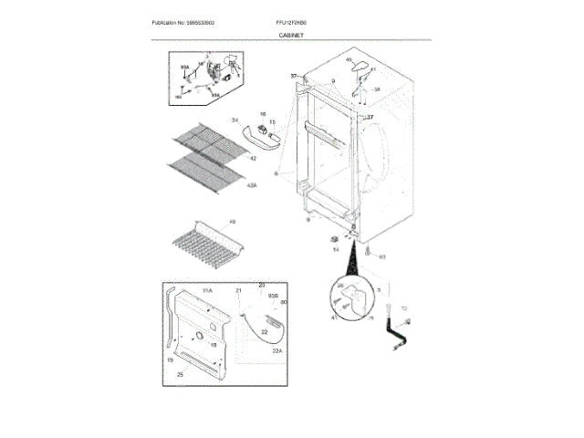 Frigidaire Freezer Breaker Kit W/corne 297200300