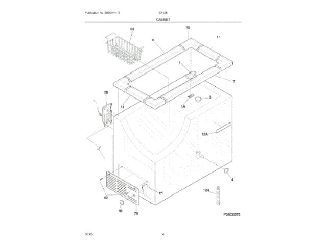 Frigidaire Freezer Caster Pack 297151500