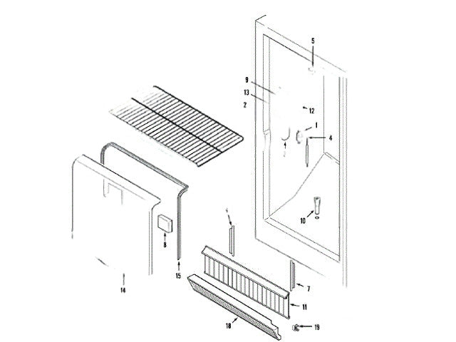 Whirlpool Freezer Wire Shelf 4-82315-001