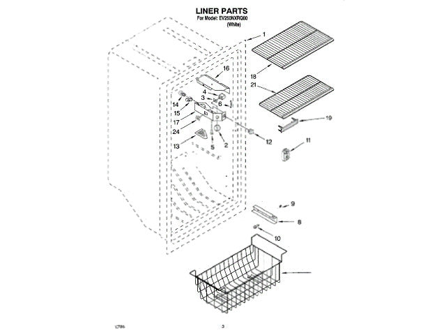 Whirlpool Freezer Wire Shelf 4-82318-001