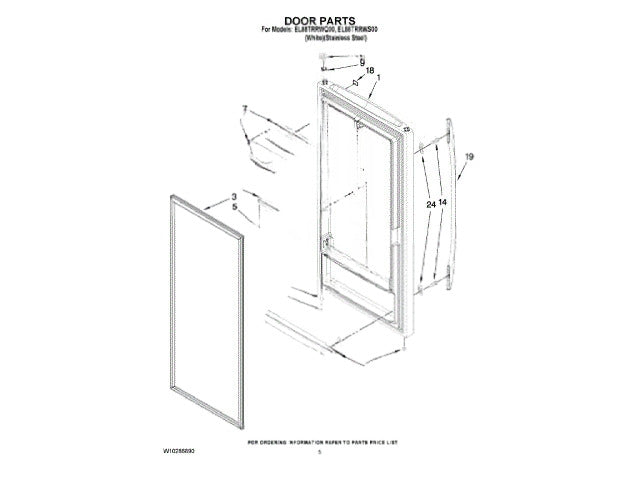 Whirlpool Freezer Stop-Door 2-81124-004