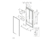 Whirlpool Freezer Door Trim 4-65449-001