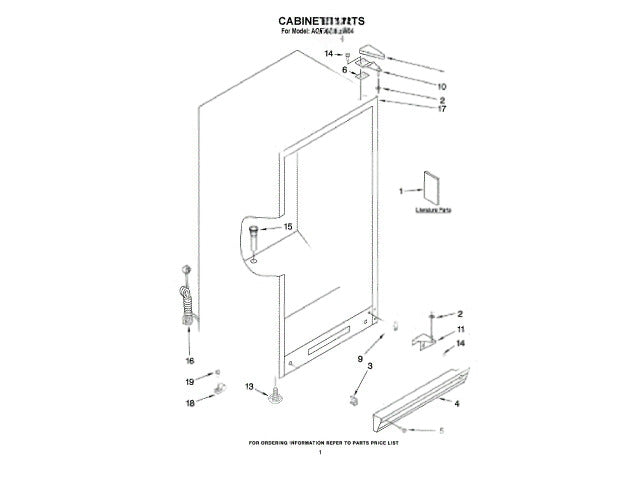 Whirlpool Freezer Door Hinge 4-82693-002