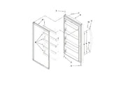 Whirlpool Freezer Door W10296534