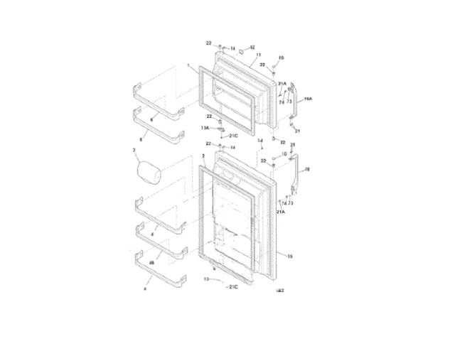 Frigidaire Freezer Label-Nameplate 242052401