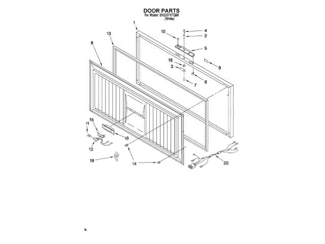 Whirlpool Freezer Panel-Ext W10420982