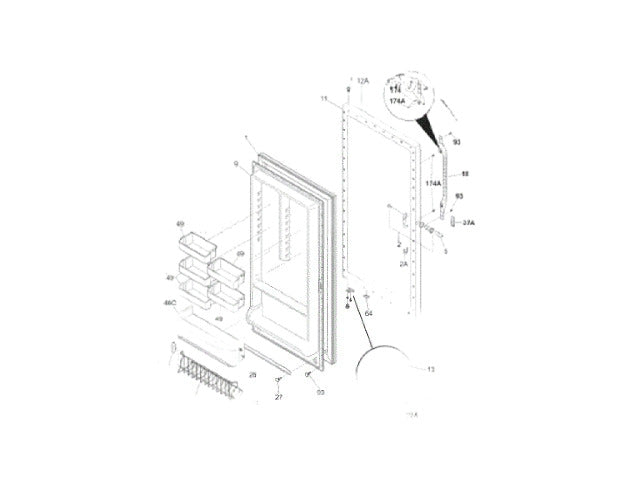 Frigidaire Freezer Screw 297347800