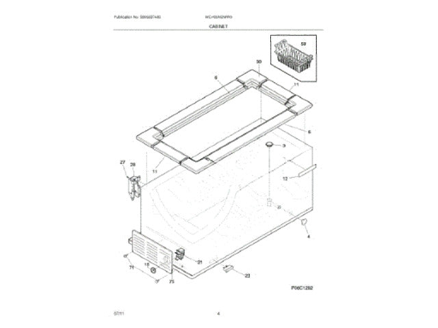 Frigidaire Freezer En Printed 297238806