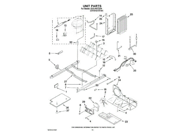 Whirlpool Freezer Compressor W10355489