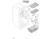 Whirlpool Freezer Cover 1-60123-001