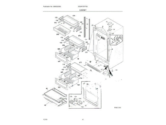 Frigidaire Freezer Trim-Cabinet Corner 297273904