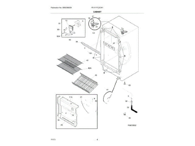 Frigidaire Freezer Trivet 216641100