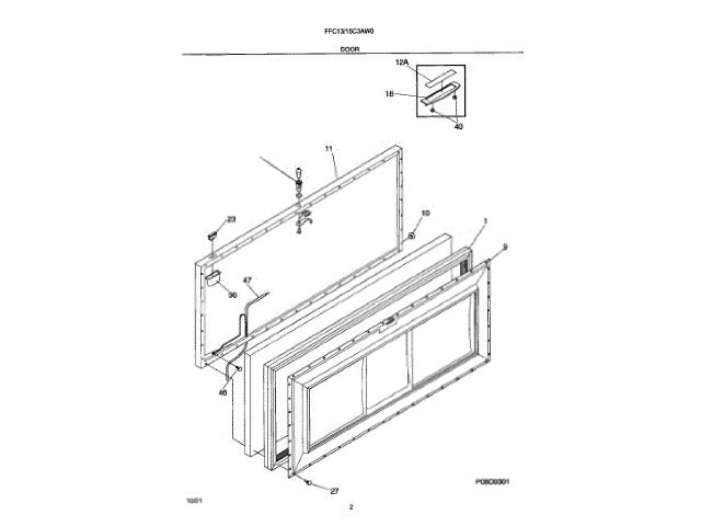 Frigidaire Freezer Sealing Cap 216694200
